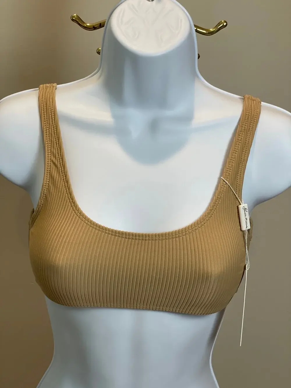 Frankies Bikinis Congo Swim Top XS NWT Minimal Bikini Top